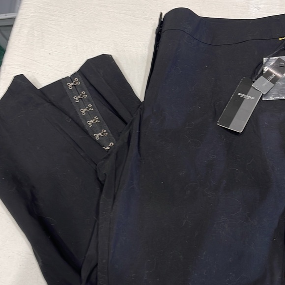 Black Bisou Bisou Skinny Stretch Pants Size 18 - Picture 6 of 7